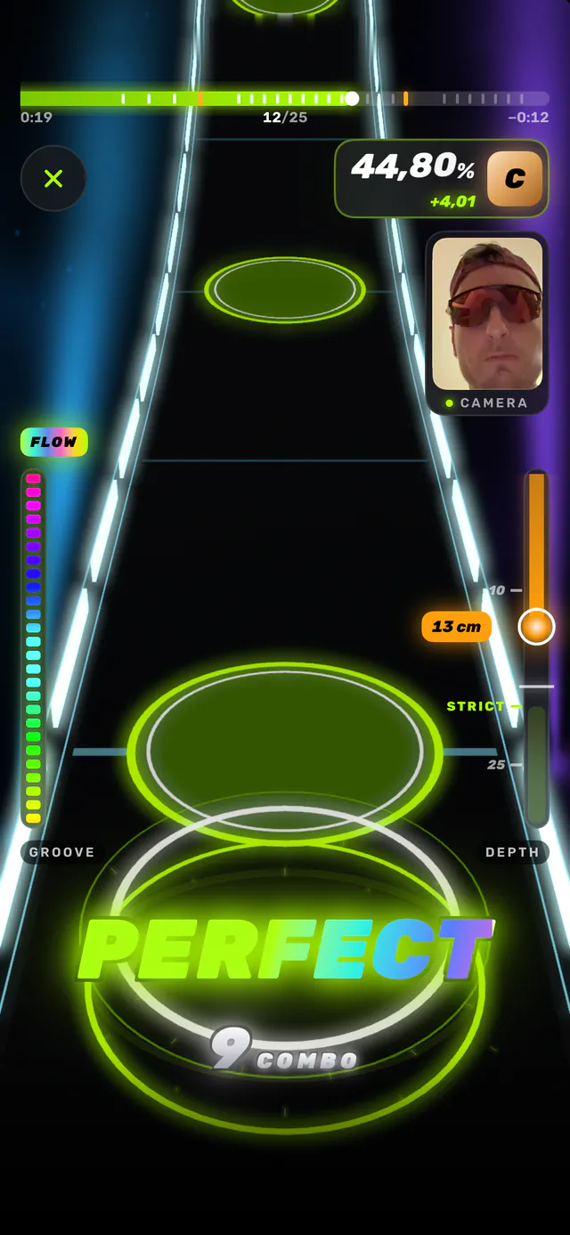 Rhythm challenge in play